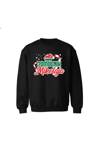 Bluza dziecięca bez kaptura Pomocnik Mikołaja