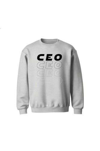 Bluza dziecięca bez kaptura Ceo ceo - szara