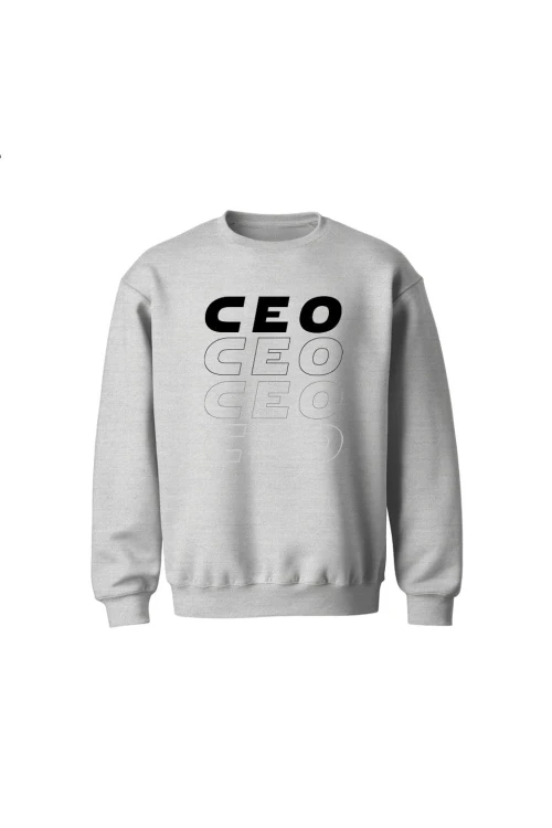 Bluza dziecięca bez kaptura Ceo ceo - szara