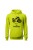 Bluza męska z kapturem Motocykle są wszędzie - limonka