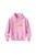 Bluza dziecięca z kapturem Girl Boss złoty nadruk - różowa