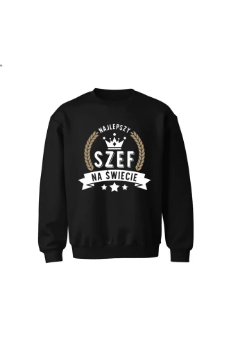 Bluza dziecięca bez kaptura Najlepszy szef na świecie