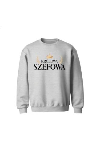 Bluza dziecięca bez kaptura Królowa Szefowa