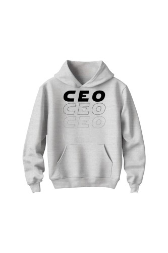 Bluza dziecięca z kapturem Ceo ceo - szara