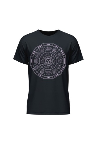 Koszulka męska Znaki zodiaku - czarna