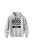 Bluza dziecięca z kapturem Im the boss im never wrong - szara