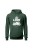 Bluza męska z kapturem One Love Motocykle - zielona