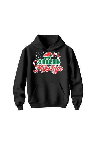 Bluza dziecięca z kapturem Pomocnik Mikołaja