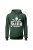 Bluza męska z kapturem Speed king of the road - zielona