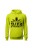 Bluza męska z kapturem Speed king of the road - limonka