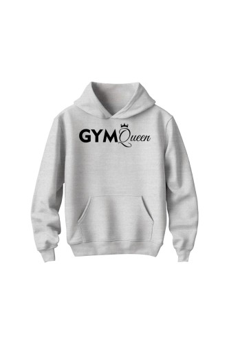 Bluza dziecięca z kapturem Gym Queen - szara