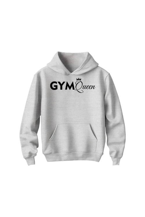 Bluza dziecięca z kapturem Gym Queen - szara