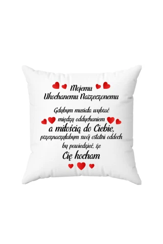 Poduszka Mojemu Ukochanemu Narzeczonemu