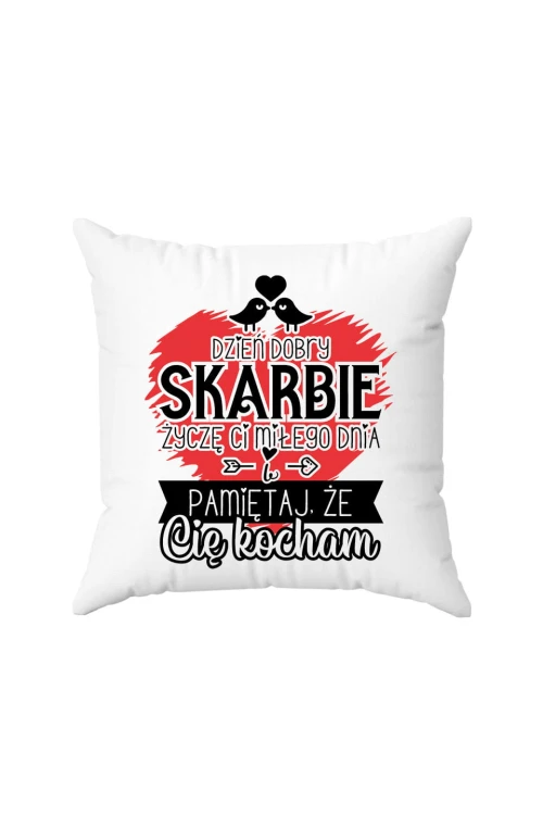Poduszka Dzień dobry skarbie