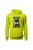 Bluza męska z kapturem Wilk z lasu - limonka