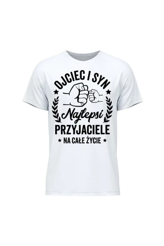 Koszulka męska Ojciec i Syn Najlepsi Przyjaciele na całe życie
