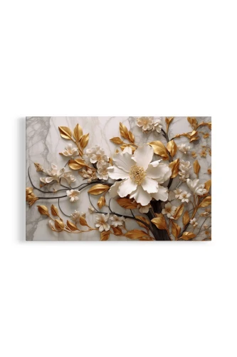 Obraz Marmurowy Kwiatowy Akcent TD 5