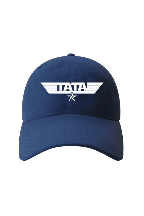 Czapka z daszkiem Tata Militarny Styl - granatowa