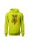 Bluza męska z kapturem Walczę z ogniem - limonka