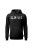 Bluza męska z kapturem LOVE MOTO - czarna