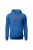 Bluza męska z kapturem Motocross heartbeat - niebieska