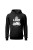 Bluza męska z kapturem One Love Motocykle - czarna