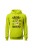 Bluza męska z kapturem Krowy dzwonią muszę iść - limonka