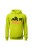 Bluza męska z kapturem Jadę do pola - limonka