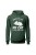 Bluza męska z kapturem Sorry I'm late my cat was sitting on me - zielona