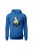 Bluza męska z kapturem Buddyzm - niebieska