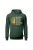 Bluza męska z kapturem What you think you create - zielona