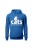 Bluza męska z kapturem Cats because people sck - niebieska
