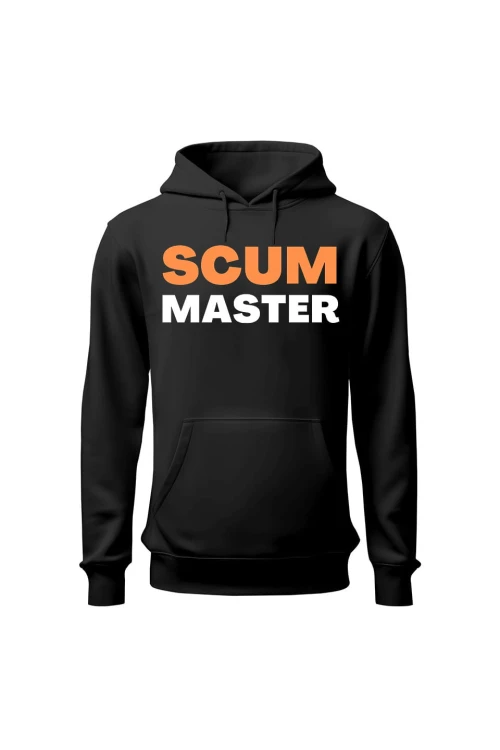 Bluza męska z kapturem Scum master - czarna