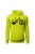 Bluza męska z kapturem Mountain bike enduro downhill - limonka