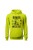 Bluza męska z kapturem Rower dzwoni muszę iść Downhill - limonka
