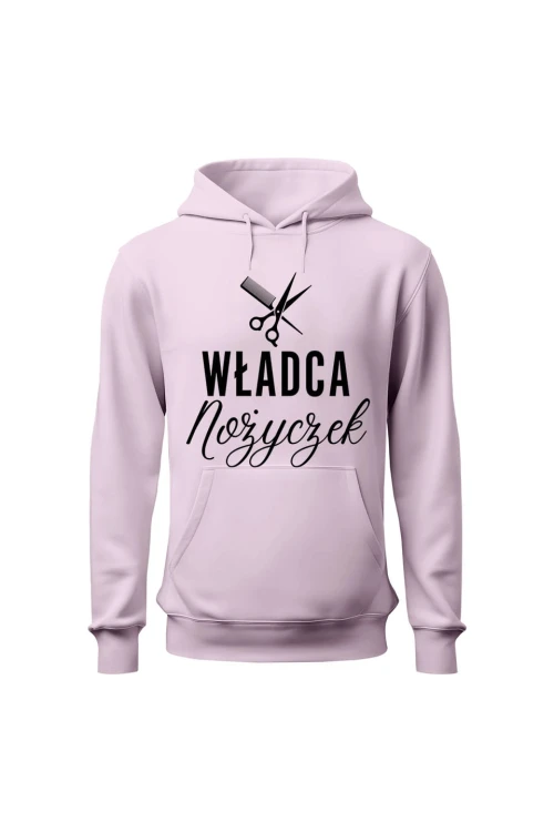 Bluza damska z kapturem Władca nożyczek - różowa