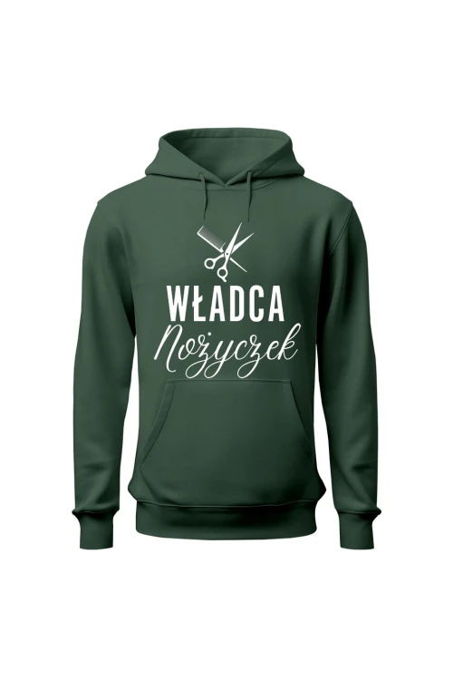 Bluza damska z kapturem Władca nożyczek - zielona