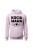 Bluza damska z kapturem Kocia mama - różowa