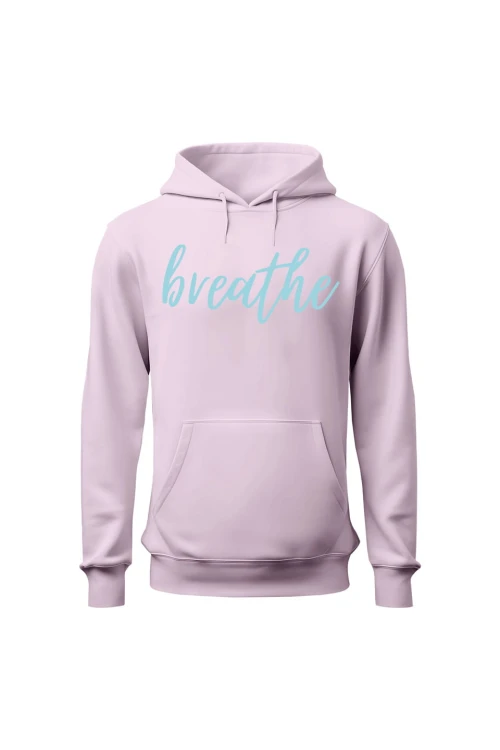 Bluza damska z kapturem Breathe - różowa