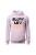Bluza damska z kapturem Slow life - różowa