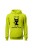 Bluza męska z kapturem I'm fine - limonka