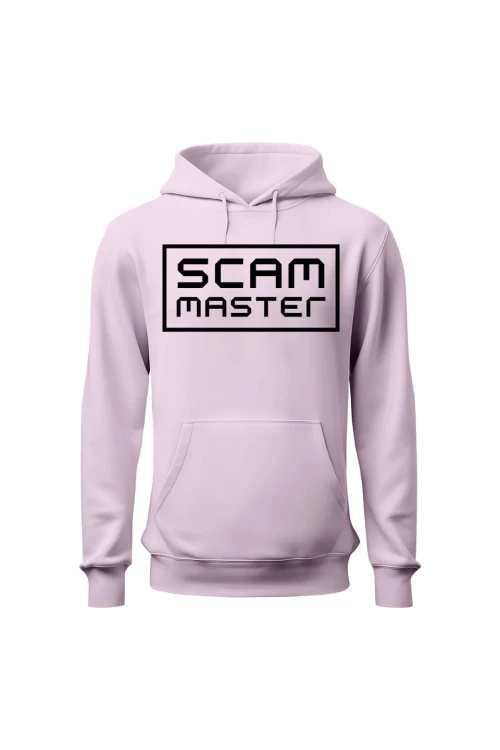 Bluza damska z kapturem Scam master - różowa