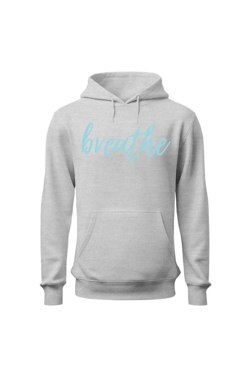 Bluza męska z kapturem Breathe - szara