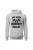 Bluza damska z kapturem East sleep bushcraft repeat - szara