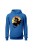 Bluza damska z kapturem Downhill MTB - niebieska