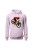 Bluza damska z kapturem Downhill Zjazd - różowa