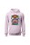 Bluza damska z  kapturem Psychedelic Mushroom - różowa