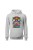Bluza damska z  kapturem Psychedelic Mushroom - szara