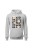 Bluza damska z  kapturem Keep Smiling - szara