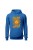 Bluza damska z  kapturem Feeling Groovy - niebieska